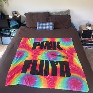 Vintage Pink Floyd Dark Side of The Moon tie-dye tapestry 🌈